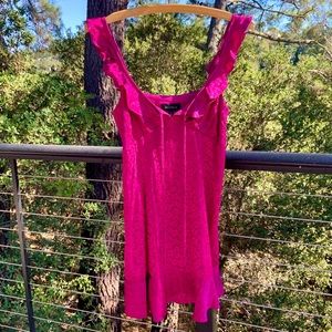 Majorelle Sunbeams Dress in Magenta Pink